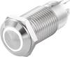 TRU COMPONENTS TC-7494684 TC-GQ12-CH-10ZE/J/W/12V/S Druktoets 36 V/DC 1 A 1x uit/aan Continu Wit IP40 1 stuk(s)