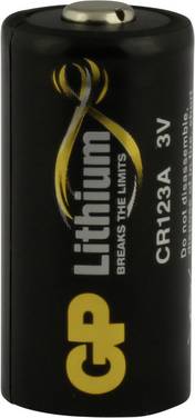 GP GPCR123APRO086C1 CR123A Fotobatterij Lithium 1400 mAh 3 V 1 stuk(s)
