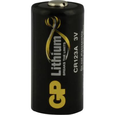 GP Batteries GPCR123APRO086C1 CR123A Fotobatterij Lithium 1400 mAh 3 V 1 stuk(s)