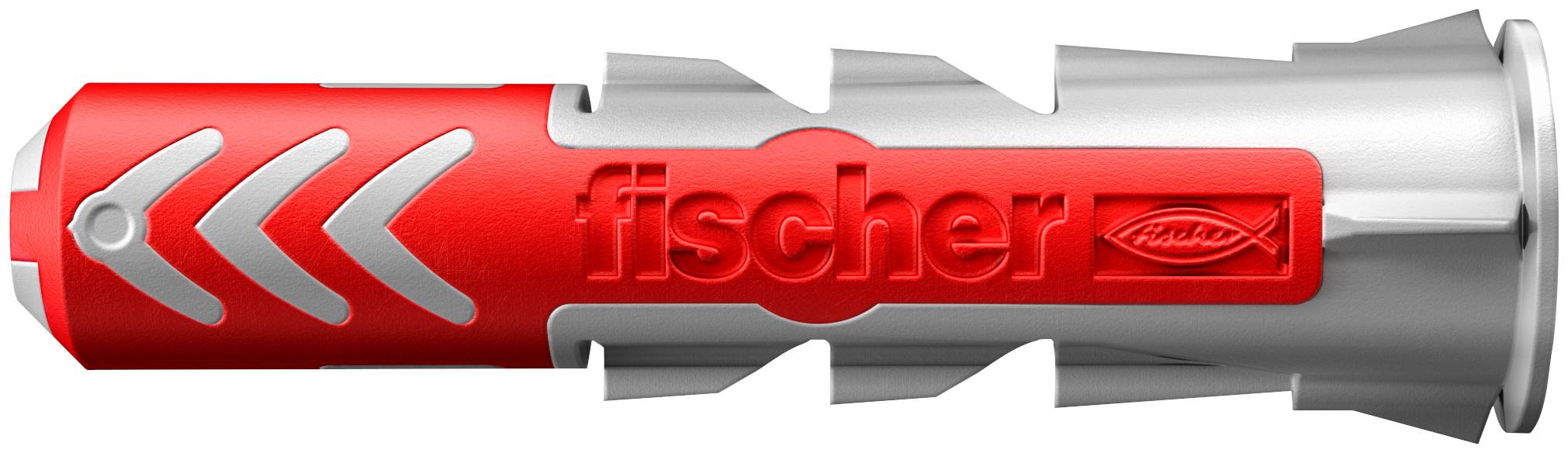 'Doos met 25 Fischer DuoPower 12x60 muurpluggen met 2K-technologie, geschikt voor gewichten tot 330 kg in beton.'