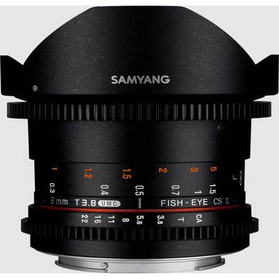Samyang 21510 21510 Fisheye-objectief f/3.8 (max) 8 mm