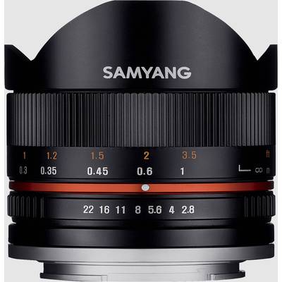 Samyang 21571 21571 Fisheye-objectief f/2.8 (max) 8 mm