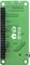 Achterkant van een groene elektronische printplaat met geleidersporen en de opschrift 'SpeedStudio MMC Hat v1.0'.
