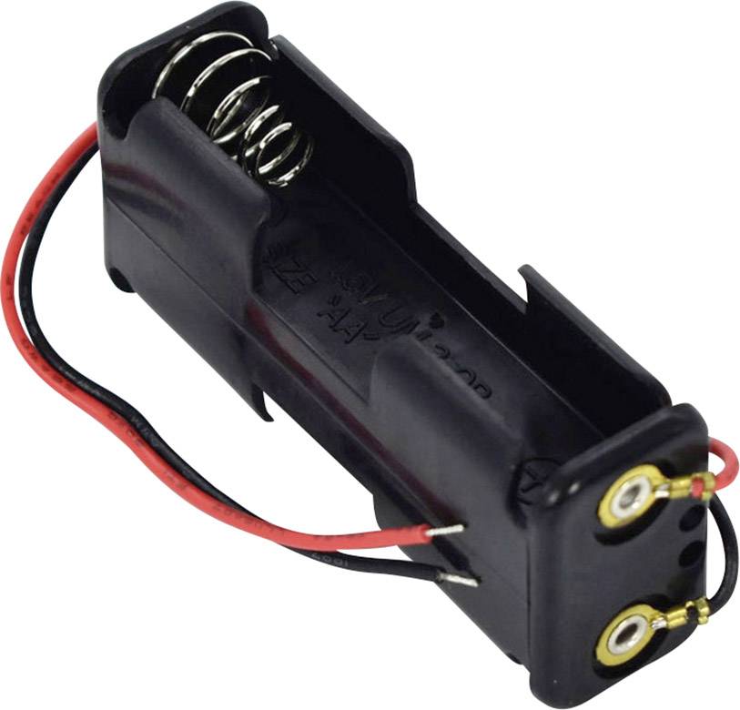 Takachi SN32A Batterijhouder Aantal cellen: 2 AA (penlite) (l x b x h) 58 x 16.1 x 25.6 mm