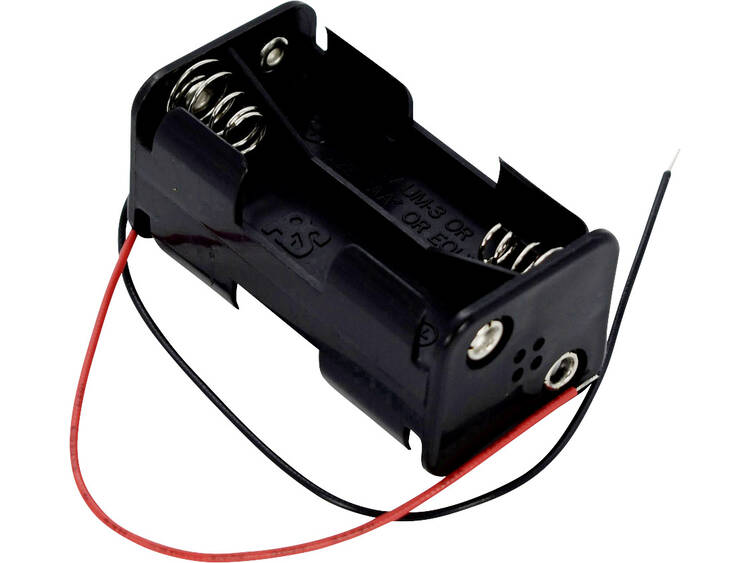 Takachi SN34A Batterijhouder 4 AA (penlite) Kabel (l x b x h) 58 x 31 x 28 mm