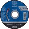 PFERD TOOLS SG STEEL 61340222 Doorslijpschijf recht 115 mm 25 stuk(s) Staal