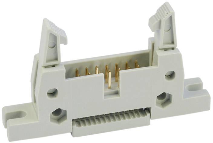 econ connect WS26SKVL Male connector Met vergrendelings hefboom lang, Met montageflens Rastermaat: 2.54 mm Totaal aantal polen: 26 Aantal rijen: 2 1 stuk(s)