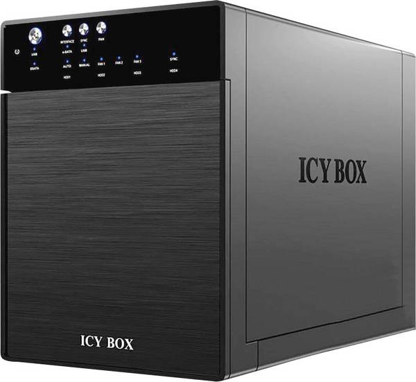ICY BOX 20640 3,5" harde schijf behuizing 3.5 inch USB-A 3.2 Gen 1, eSATA