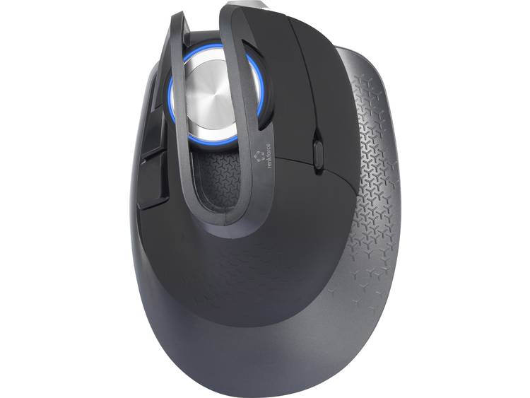Renkforce M618X Bluetooth muis, Draadloze muis Laser Muisknoppen, USB-aansluiting, Verlicht Zwart