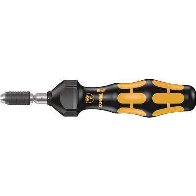 Schroevendraaier met ergonomische handgreep, zwart-geel, Wera-merklogo zichtbaar, geschikt voor veelzijdige toepassingen.
