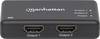 Manhattan 207669 2 poorten HDMI-splitter 4096 x 2160 Pixel Zwart