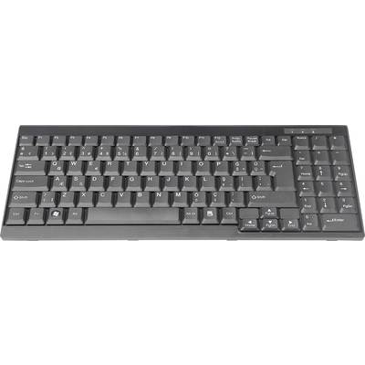 Digitus DS-72000TR Kabelgebonden KVM-toetsenbord Turks Zwart