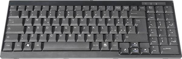 Digitus DS-72000IT KVM-toetsenbord Kabelgebonden QWERTY, Italiaans Zwart
