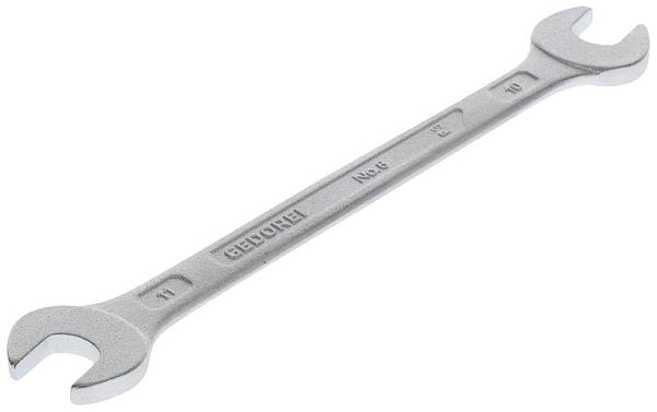 Gedore 6064720 6 10X11 Dubbele steeksleutel  Sleutelbreedte (metrisch) 10 - 11 mm