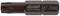 Een Torx-bit '887 TX40' van Gedore, vervaardigd in Duitsland, bruine kleur, zeskante vorm, geschikt voor gebruik met schroevendraaiers.