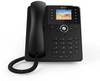 SNOM D735 Desk Telephone schwarz Vaste VoIP-telefoon PoE Kleurendisplay Zwart