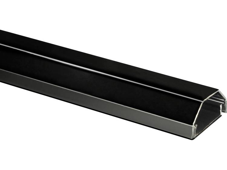 MyWall aluminium kabelgoot zwart Ø 50mm-1.1 meter