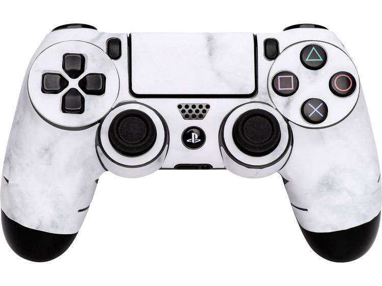 Cover PS4 Software Pyramide Skin fÃ¼r PS4 Controller White Marble