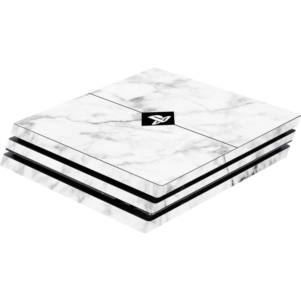 Cover PS4 Pro Software Pyramide Skin fÃ¼r PS4 Pro Konsole White Marble