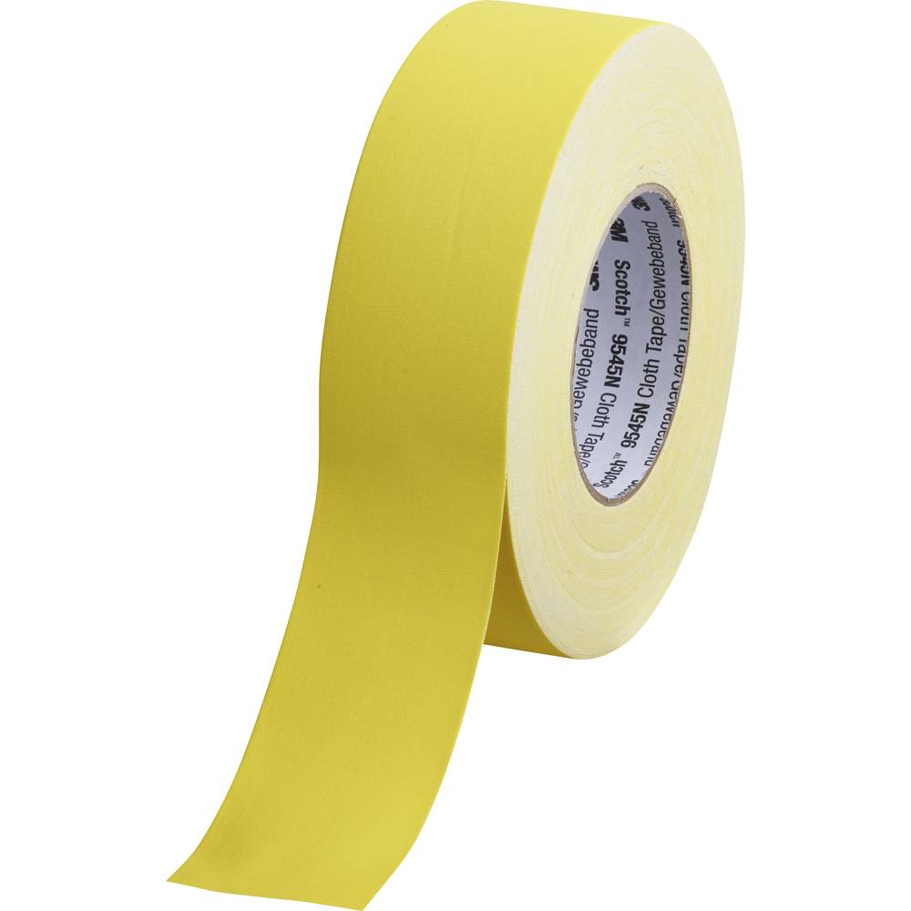 MMM zelfkl tape Scotch 9545N, viscose, geel, (lxb) 66mx50mm