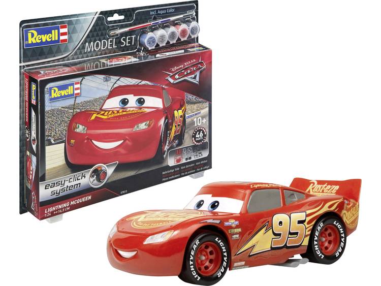 Revell 1-24 Lightning McQueen (CARS) Model Set