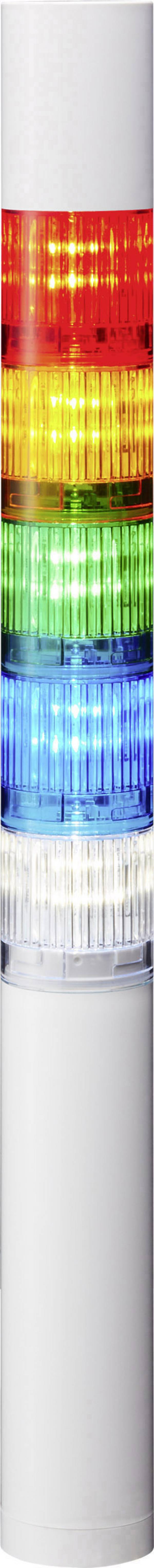 Patlite Signaalzuil LR4-5M2WJBW-RYGBC  LED 5-kleurig, Rood, Geel, Groen, Blauw, Wit 1 stuk(s)