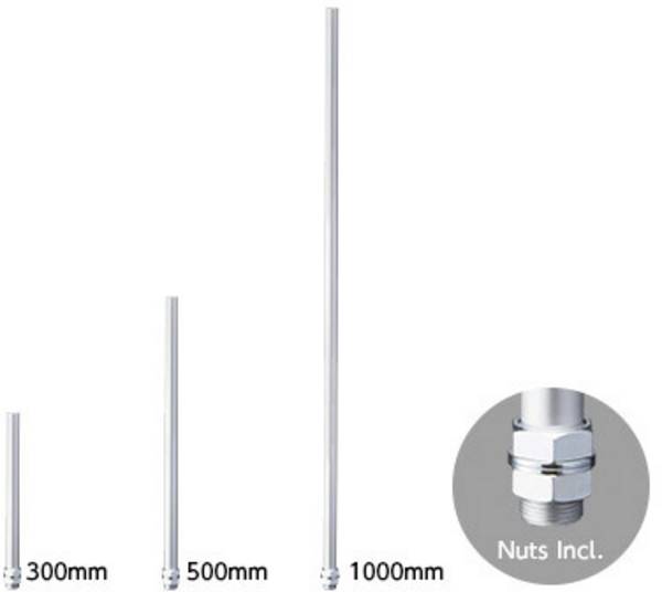 Patlite POLE22-0300AT Aluminium buis voor signaalgever       POLE22