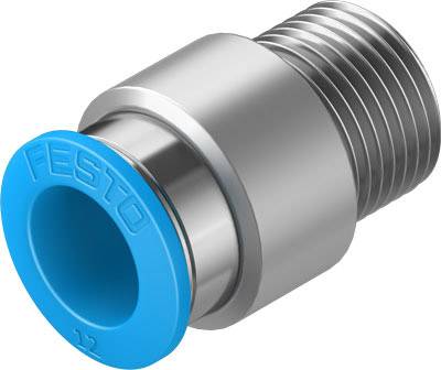 FESTO QS-3/8-12-I Insteekkoppeling; recht; -0,95÷6bar; Dichting: NBR-rubber; QS - 1 stuk