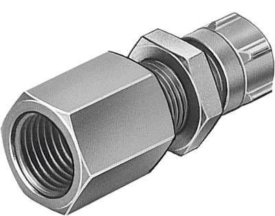FESTO Snelschroefverbinding 9424 QCK-M5-PK-3-B Schroefdraad (binnen) M5 Buis-Ø: 2.4 mm Ashals-Ø: 3 mm 1 stuk(s)