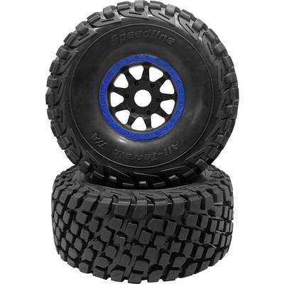 Reely RE-6622350 Reserveonderdeel Complete wielen Raptor 6S-0