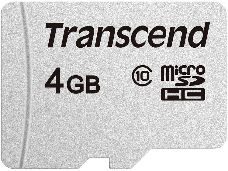 Transcend Premium 300S microSDHC-kaart 4 GB Class 10