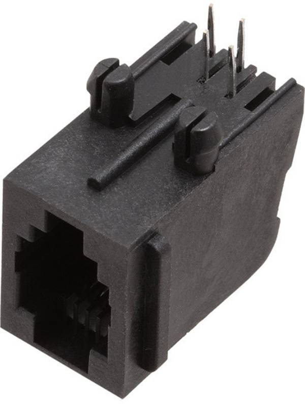 encitech RJJU-44-143-E7V-011 RJ10-connector 3257-0011-03 Bus, inbouw horizontaal Aantal polen (sensoren) 4P4C Zwart 1 stuk(s)