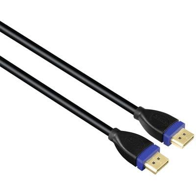 Hama 00078443 DisplayPort-kabel DisplayPort Aansluitkabel DisplayPort-stekker, DisplayPort-stekker 3.00 m Zwart 