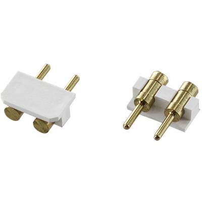 TRU COMPONENTS LEDV03ST2WS Connector 24 V Koper-Beryllium Tape cut 1 stuk(s)