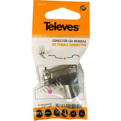 Televes 437501 Televes IEC-bus, haaks   