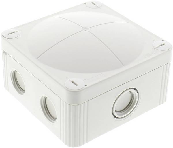 Wiska COMBI 407/leer Aftakkast (l x b x h) 95 x 95 x 60 mm Grijs-wit (RAL 7035) IP66/IP67 1 stuk(s)