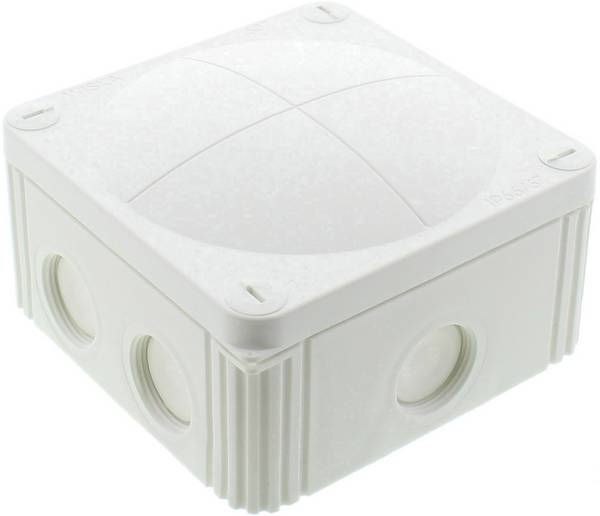 Wiska COMBI 607/5/W Aftakkast (l x b x h) 110 x 110 x 60 mm Crème-wit IP66/IP67 1 stuk(s)