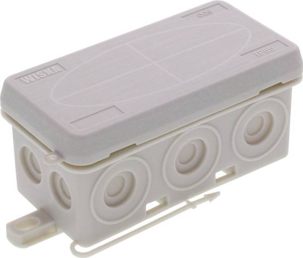 Wiska KA 006 LG Aftakkast (l x b x h) 86 x 44 x 41 mm Grijs-wit (RAL 7035) IP55 1 stuk(s)