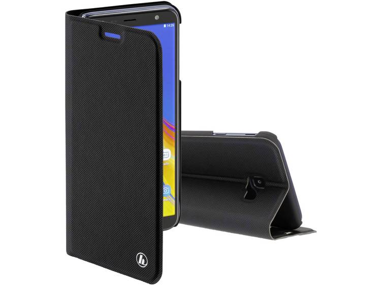 Zwarte Slim Pro Booklet Case voor de Samsung Galaxy J4 Plus