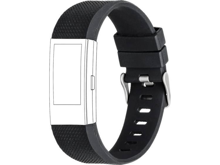 Topp fÃ¼r Fitbit Charge 2 Reserve armband Zwart