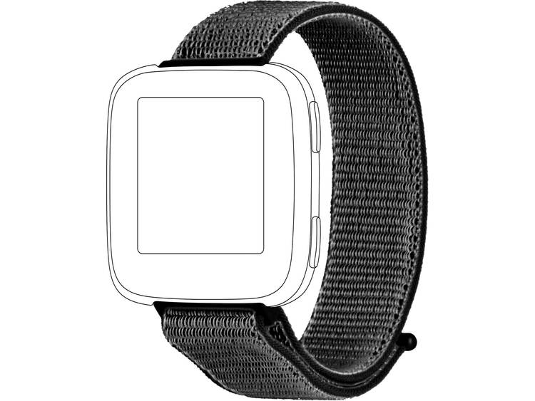 Topp fÃ¼r Fitbit Versa Reserve armband Zwart