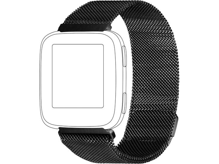 Topp fÃ¼r Fitbit Versa Reserve armband Zwart