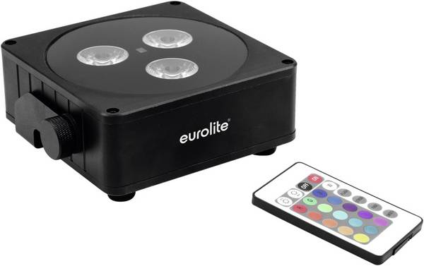 Eurolite 41700016 41700016 LED-accuschijnwerper  Aantal LED's:3 8 W