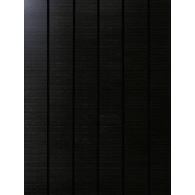 Zwart abstract patroon met verticale lijnen.