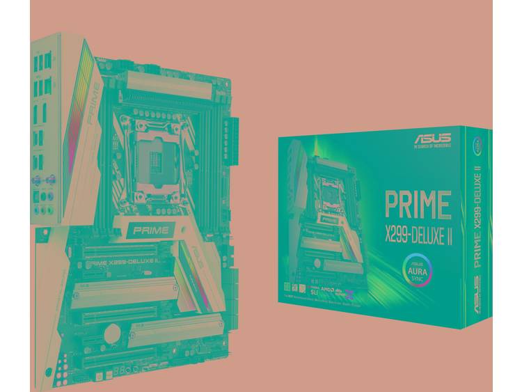 Asus PRIME X299-DELUXE II Moederbord Socket IntelÂ® 2066 Vormfactor ATX Moederbord chipset IntelÂ® X