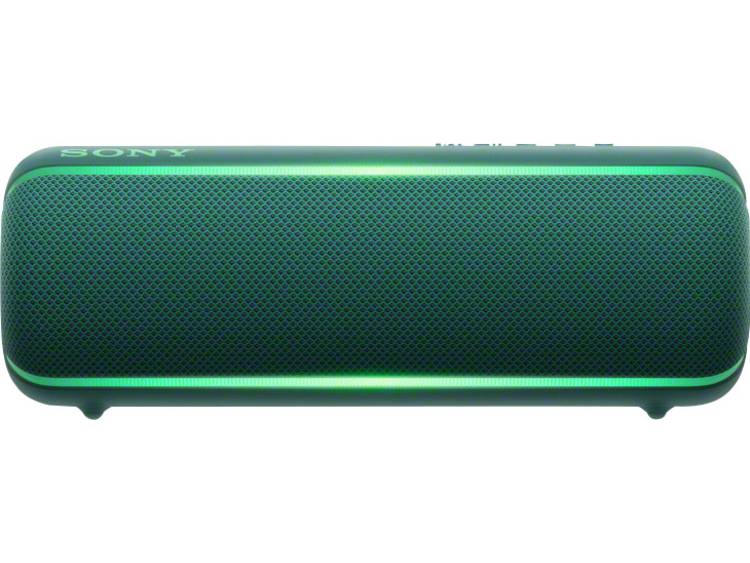 Sony SRS-XB22 Bluetooth luidspreker AUX, Outdoor, stofdicht, watervast Groen