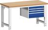 Bott 41003471.11V Werkbank (b x d) 1500 mm x 750 mm Lichtgrijs