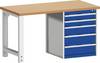 Bott 41003446.11V Werkbank (b x h x d) 1500 x 840 x 750 mm Lichtgrijs