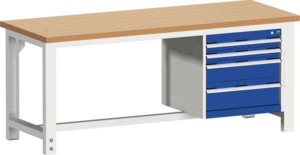 Bott 41003263.11V Werkbank (b x d) 2000 mm x 750 mm Lichtgrijs