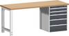 Bott 41003454.19V Werkbank (b x h x d) 2000 x 840 x 750 mm Lichtgrijs